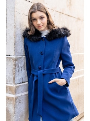 Saxe Blue - Coat - Olcay