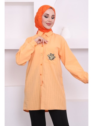 Orange - Blouses - İmaj Butik