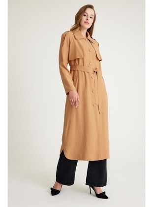 Camel - Trench Coat - Olcay