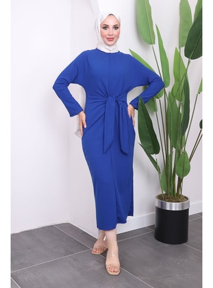 Black - Unlined - Modest Dress - İmaj Butik