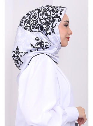 Light Gray - Scarf - İmaj Butik