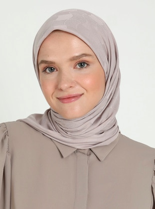 Beige - Scarf - Balse Eşarp