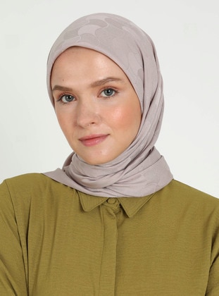 Stone Color - Scarf - Balse Eşarp