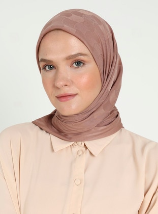 Brown - Scarf - Balse Eşarp