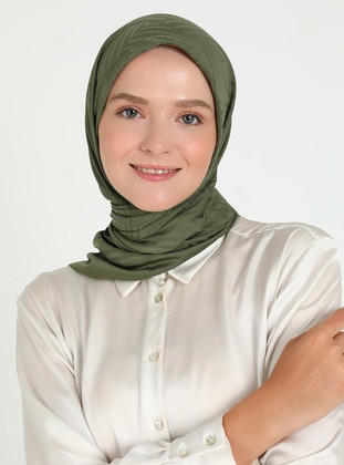 Khaki - Scarf - Balse Eşarp