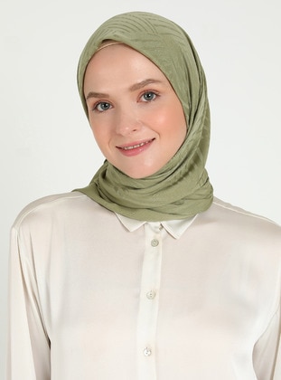 Khaki - Scarf - Balse Eşarp