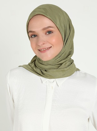 Khaki - Scarf - Balse Eşarp