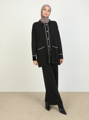 Black - Knit Suits - Refka