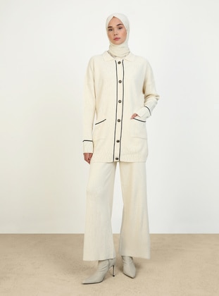 White - Knit Suits - Refka