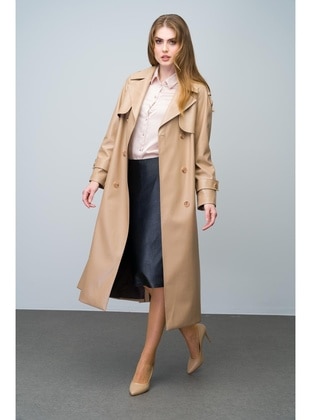 Camel - Trench Coat - Olcay