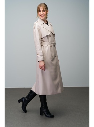 Stone Color - Trench Coat - Olcay