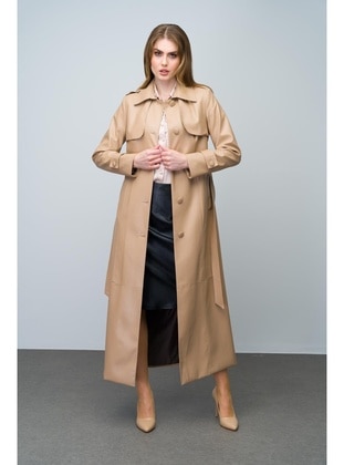 Camel - Trench Coat - Olcay