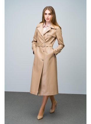 Camel - Trench Coat - Olcay