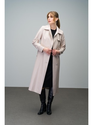 Stone Color - Trench Coat - Olcay