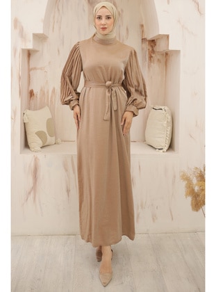 Camel - Modest Dress - Benguen