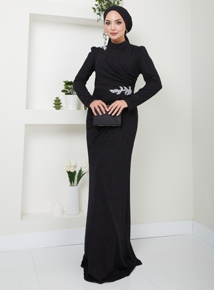 Black - Evening Dresses - Semra Aydın