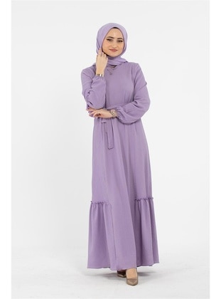 Lilac - Modest Dress - Sevitli