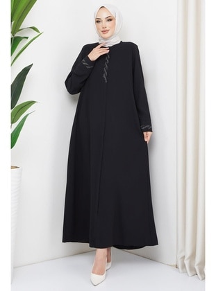 Black - Abaya - Hafsa Mina