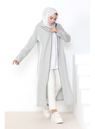 Grey - Topcoat - Bestenur