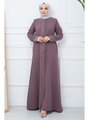 Dusty Rose - Abaya - Hafsa Mina