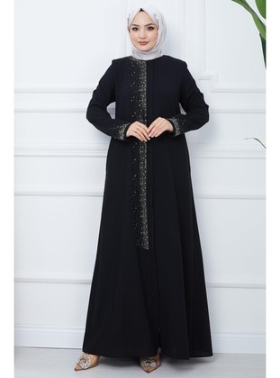 Black - Abaya - Hafsa Mina