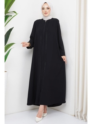 Black - Abaya - Hafsa Mina