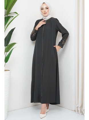 Anthracite - Abaya - Hafsa Mina