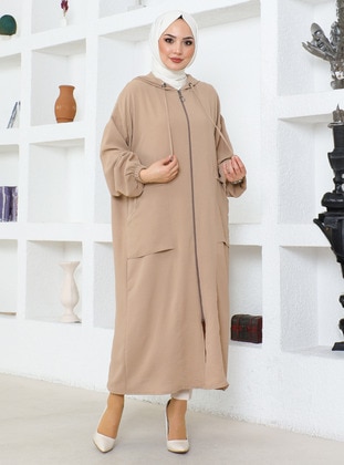 Mink - Abaya - Miss Cazibe