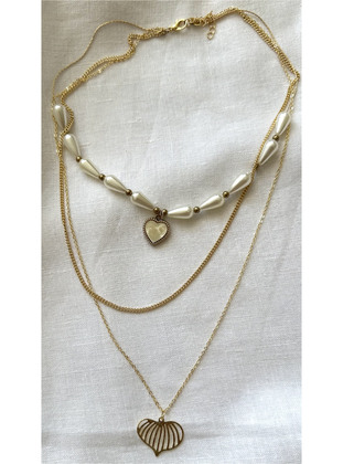 Gold color - Necklace - Takıtakılar