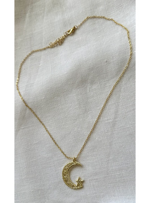 Gold color - Necklace - Takıtakılar