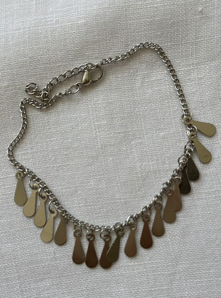 Silver color - Anklet - Takıtakılar