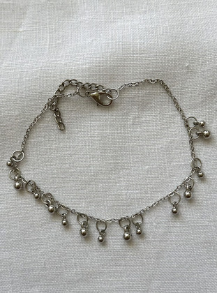 Silver color - Anklet - Takıtakılar