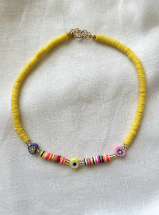 Yellow - Necklace - Takıtakılar