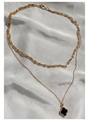 Gold color - Necklace - Takıtakılar