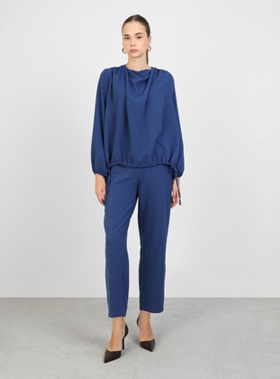 Navy Blue - Suit - Refka