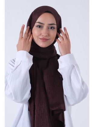 Brown - Shawl - Harem Scarf