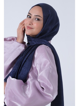 Light Navy Blue - Shawl - Harem Scarf