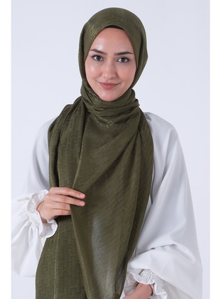 Khaki - Shawl - Harem Scarf