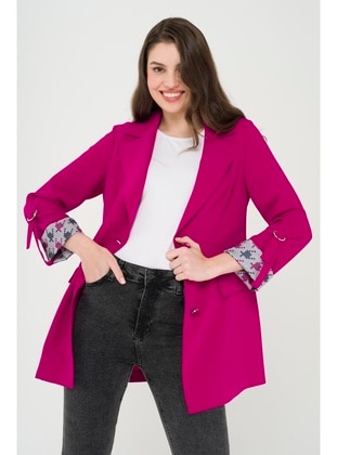 Fuchsia - Fully Lined - Jacket - Olcay