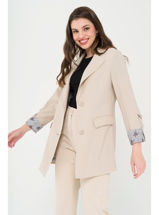 Stone Color - Fully Lined - Jacket - Olcay