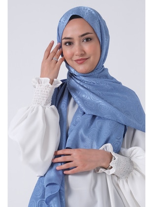 Denim Blue - Shawl - Harem Scarf