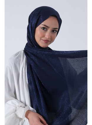 Navy Blue - Shawl - Harem Scarf