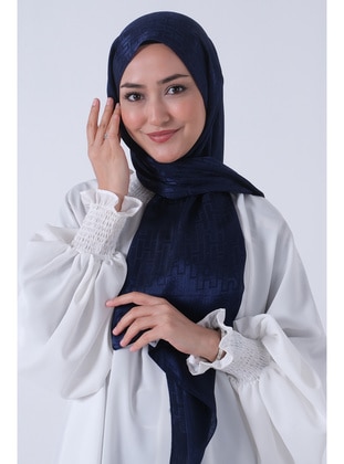 Navy Blue - Shawl - Harem Scarf