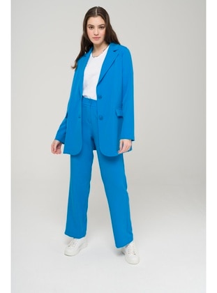 Blue - Unlined - Jacket - Olcay