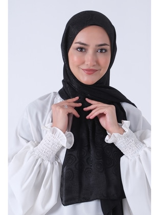 Black - Shawl - Harem Scarf