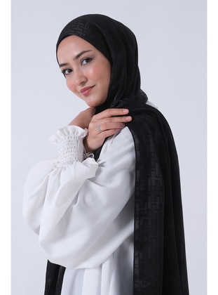 Black - Shawl - Harem Scarf