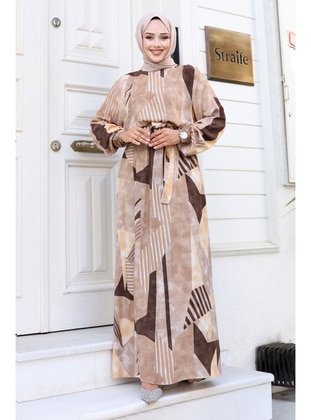 Brown - 350gr - Modest Dress - Tesettür Dünyası