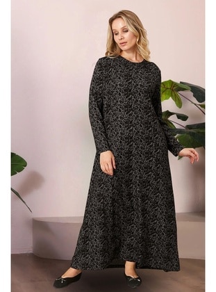 Black - Modest Dress - Ferace