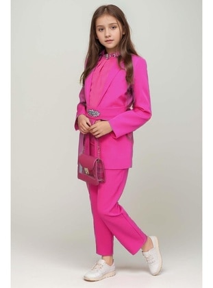 Fuchsia - Girls` Suit - Riccotarz