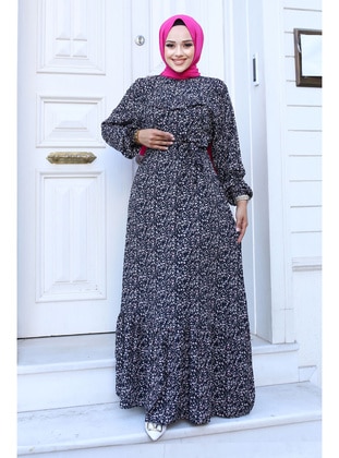 Black - 350gr - Modest Dress - Tesettür Dünyası